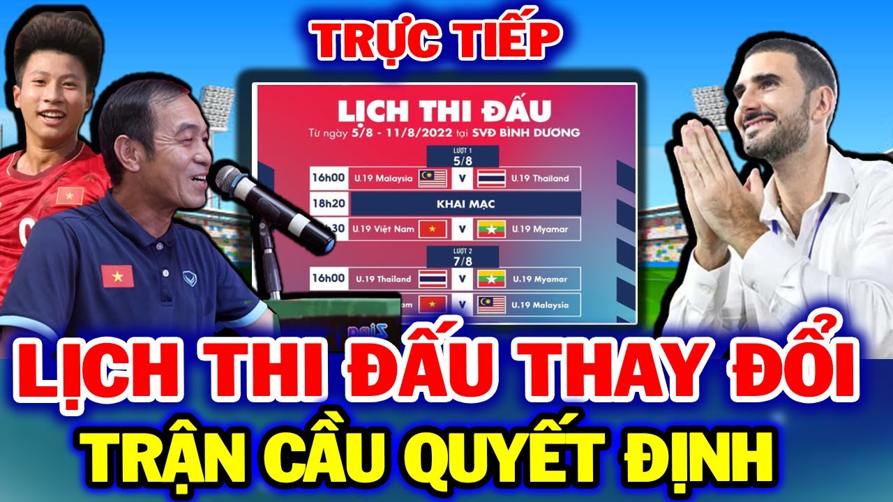 🔴Lịch Trực Tiếp Bóng Đá Hôm Nay 9/8: U19 Việt Nam vs U19 Thái Lan, Trận Cầu Quyết Định