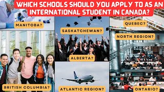 Use these criteria to choose schools as an international student in Canada