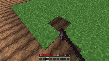 Breaking netherite hoe in minecraft