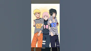 Naruto Uzumaki, Sakura haruno, Sasuke Uchiha Evolution #sakamachi