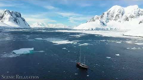 Antarctica 4K - Scenic Relaxation Film With Calming Music