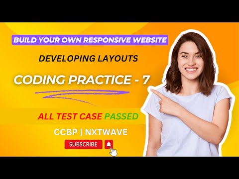CODING PRACTICE 7 | Responsive Website | Developing Layouts | CCBP