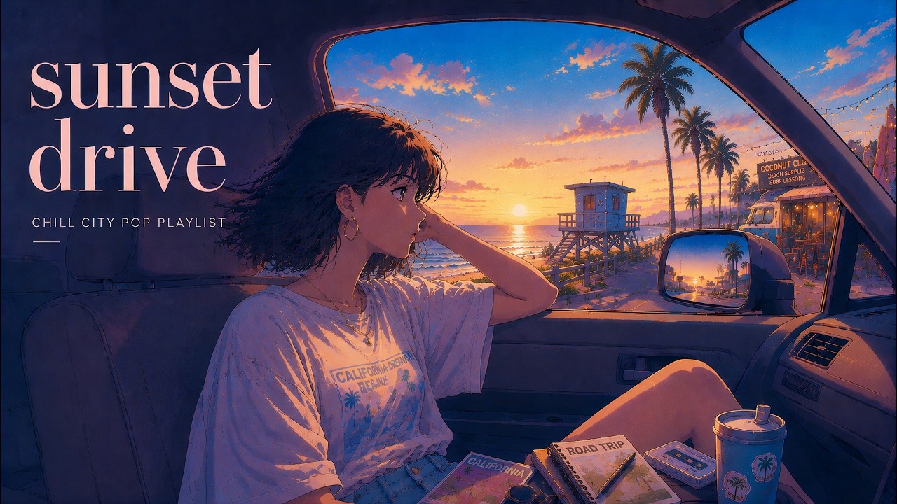 PLAYLIST】Japanese City Pop 🚗 Sunset Drive | 198X - YouTube