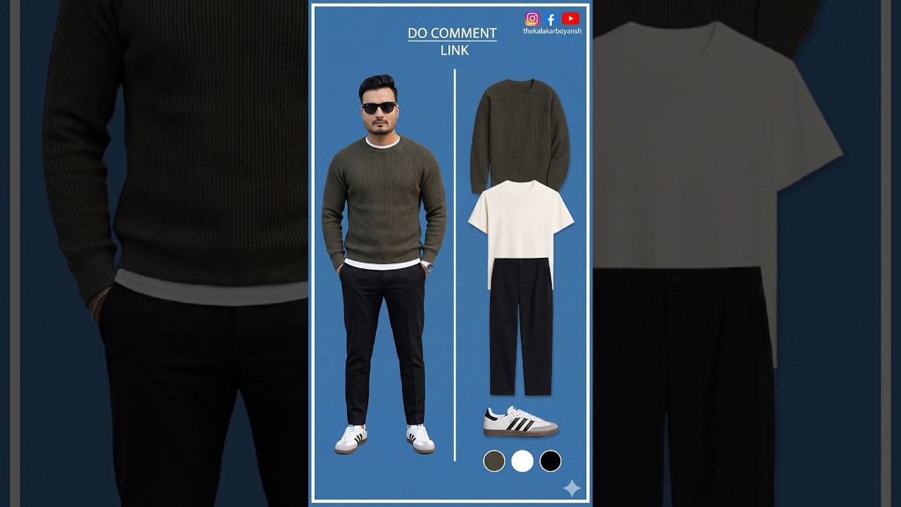 Classy Winter Outfit for Men | Smart Casual Look 