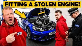 We Fitted A Stolen Engine In My Cheap Auction Golf R!