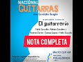 "El Guitarrerio" en Nacional Guitarras con Ernesto Snajer