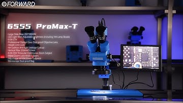 Synchronous Zoom Trinocular Stereo Microscope 丨6555 Pro Max-T Installation & Adjustment Tutorial