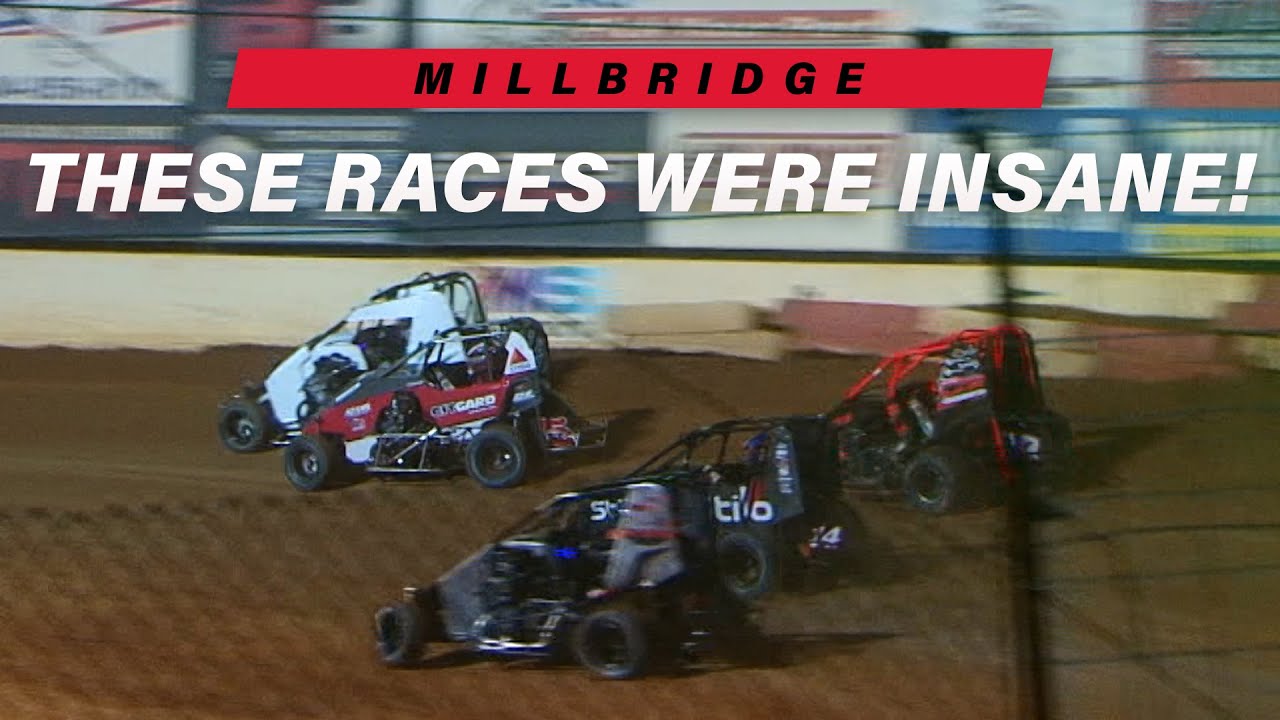 Millbridge Speedway Non Wing Micro & Outlaw Kart Highlights 7.22.20 - Y...