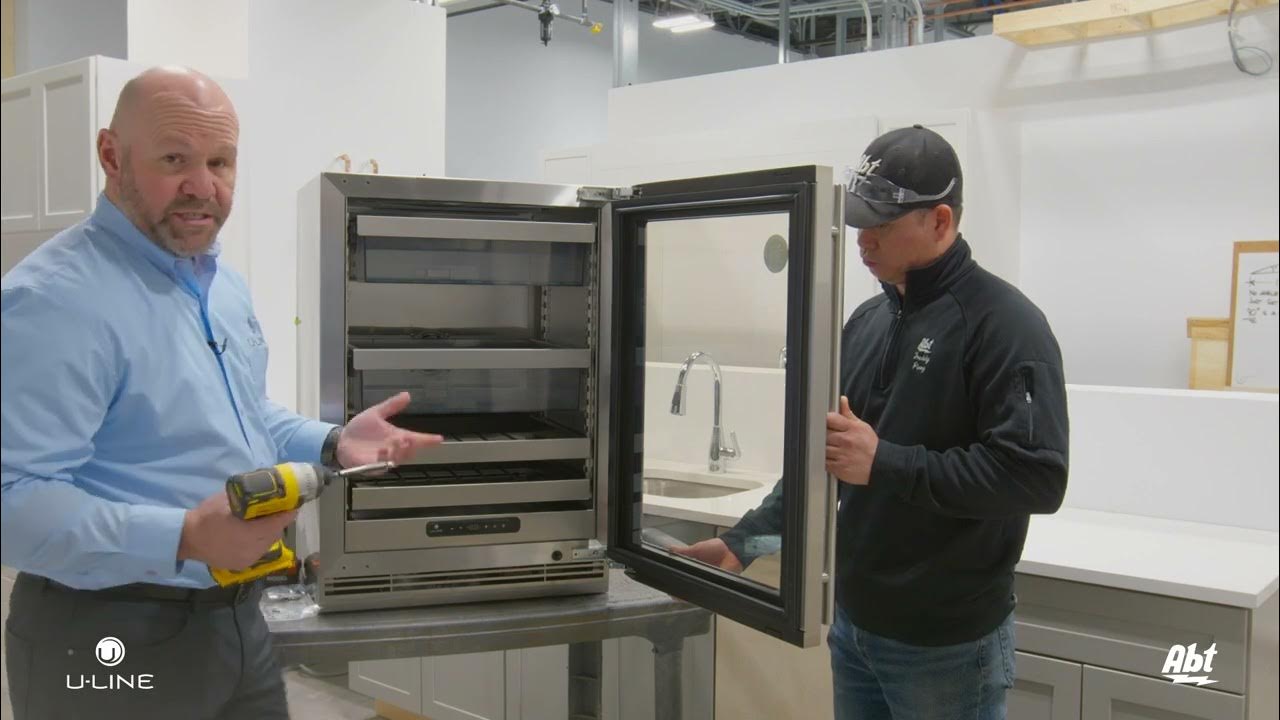 How To Reverse The Door On A ULine 5 Class Under Counter Refrigerator YouTube