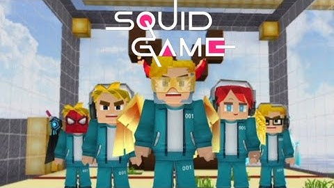 Squid Game In Blockman Go Skyblock! Rp Game! (My biggest project yet!)