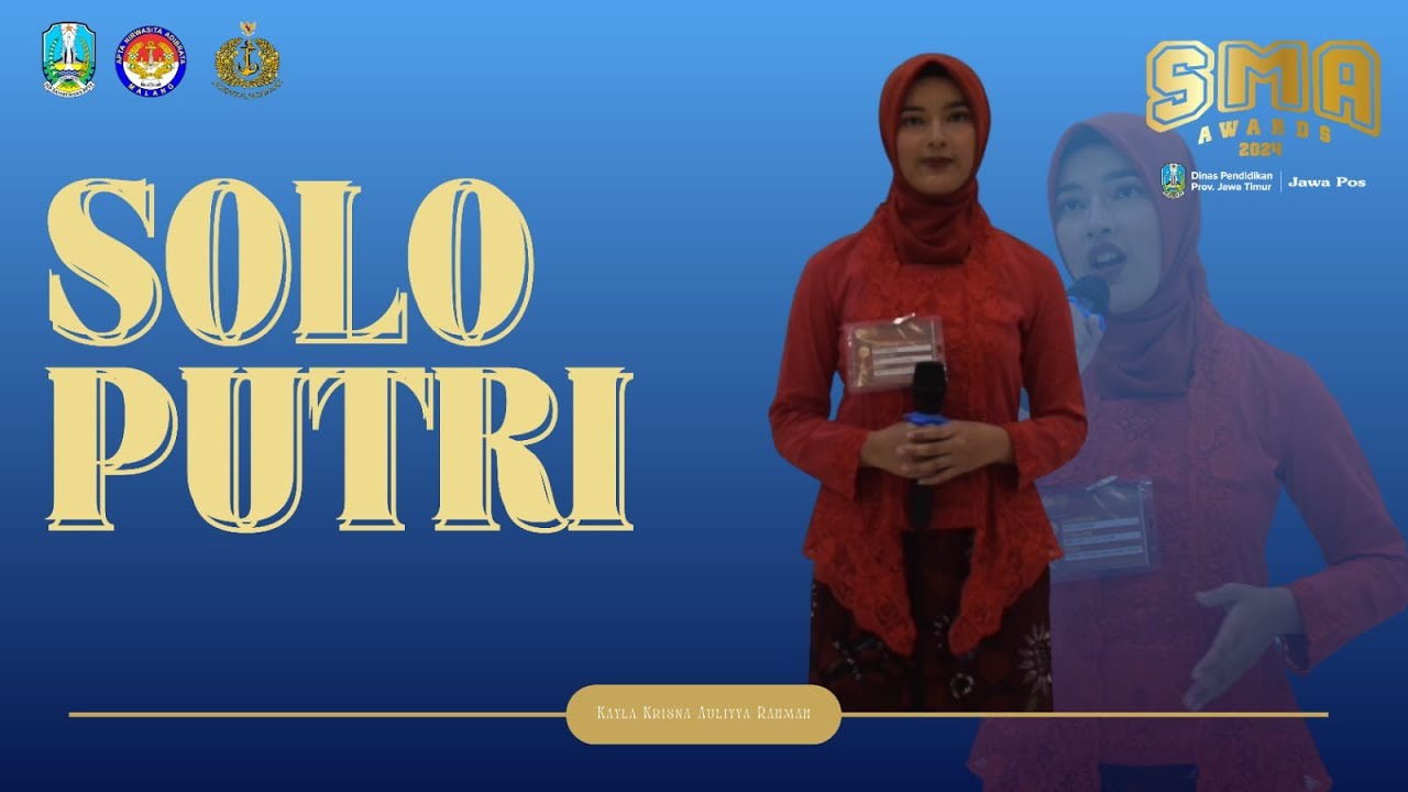 Jawa Pos SMA Awards 2024 – Menyayi Solo Putri– SMAN Taruna Nala Jawa Timur - Kayla Krisna A. R.