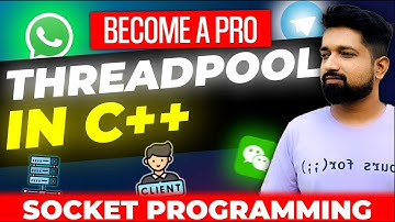 Threadpool implementation in C++ from scratch | Be a pro developer | Must know C++ concepts