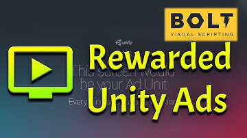 How to Add Rewarded Video Unity Ads to Mobile Game with Bolt Tutorial  (Visual Scripting)