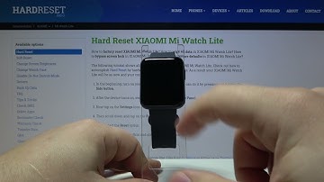 How to Soft Reset XIAOMI Mi Watch Lite – Fix Not Responding Screen / Force Restart