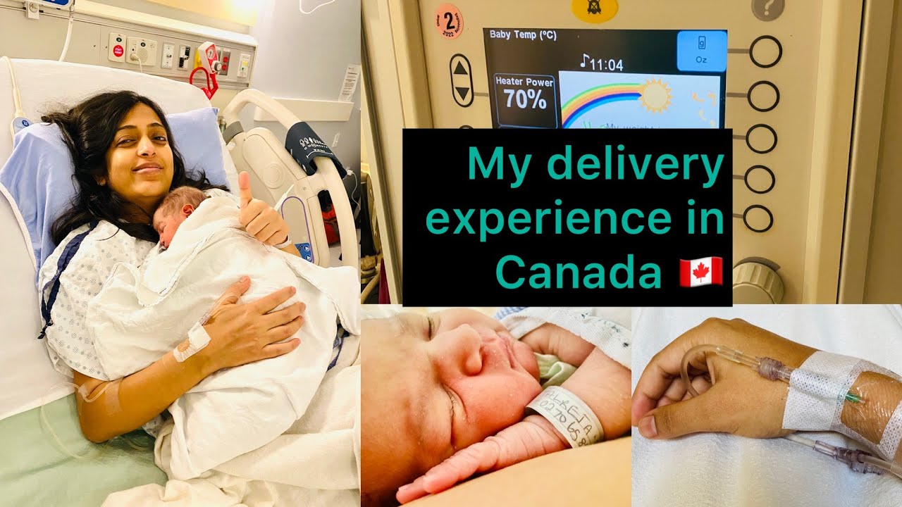 Birth Vlog My delivery in Canada Sharing my experiences Indian