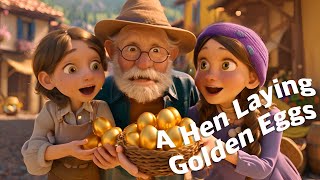 A Hen Laying Golden Eggs : Aesop's Fables with a New Ending for the 21st Century. #animation #story