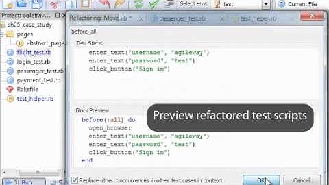 TestWise Feature: Refactoring