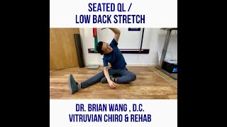 Seated QL | Low back stretch