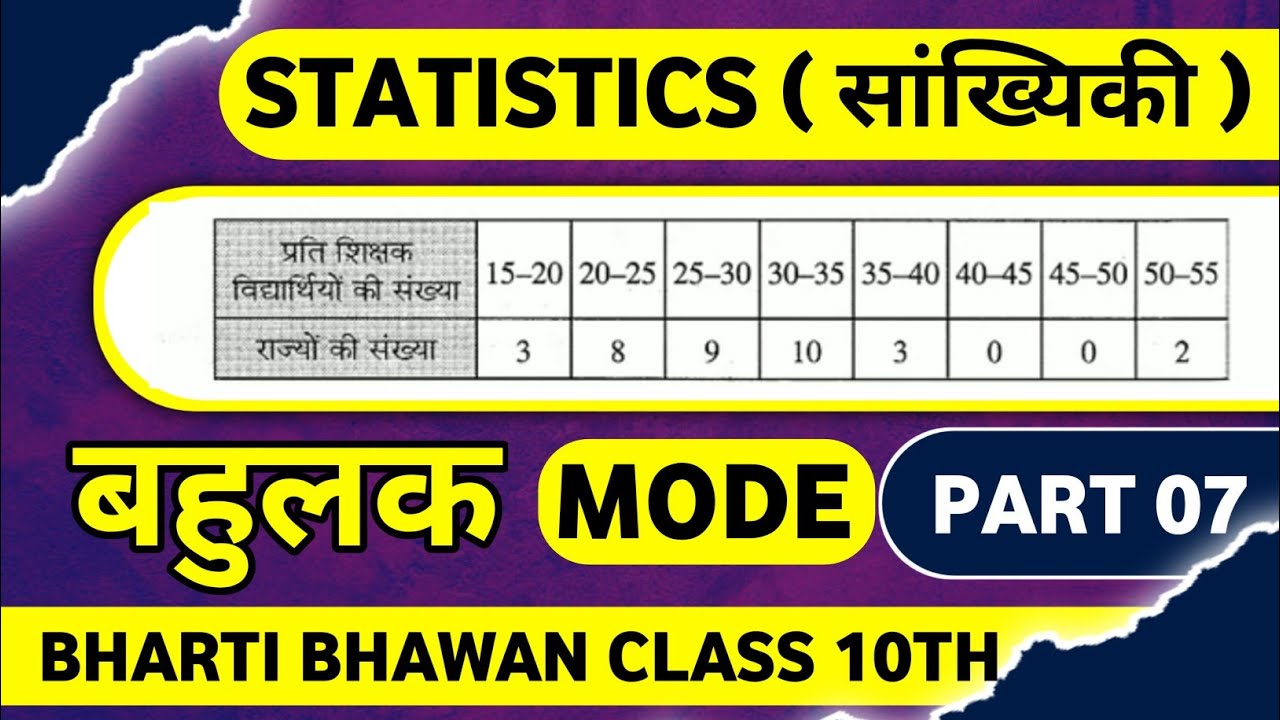 How to find mode class 10 - YouTube