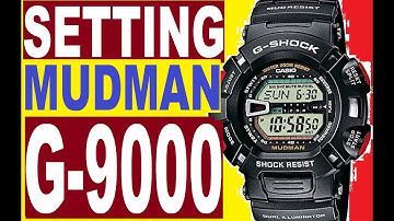 Setting G-Shock G-9000 Mudman manual 3031