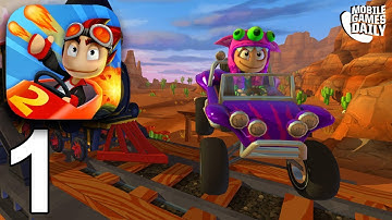 BEACH BUGGY RACING 2 - Tryout Races - Gameplay Part 1 (iOS Android)