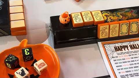 Mahjong Treats this Halloween  - our additional Holiday Hands for National Mah Jongg League Play