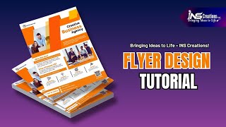 How to Create a Flyer Design for a Creative Marketing Company Using Canva | INS Creations LTD