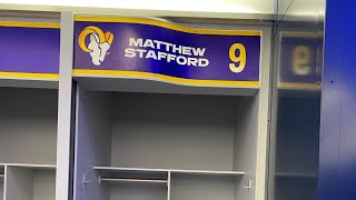 L.A Rams locker room tour So-Fi stadium