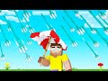 SURVIVE The TRIDENT RAIN In MINECRAFT! (Impossible)