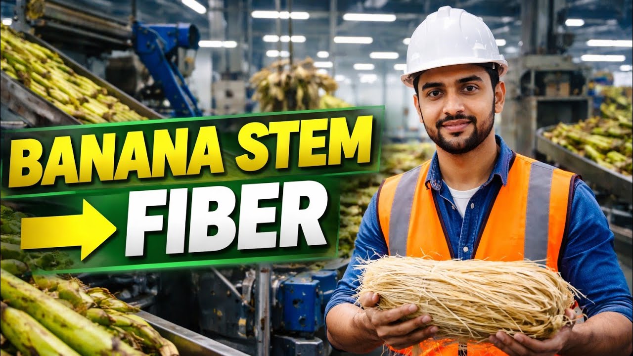 @How Banana Stems Are Turned Into Natural Fiber | 