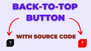 Create a Back to Top Button in HTML, CSS, and JS | Improve Website User Experience
