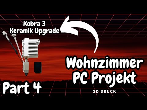 Anycubic Kobra 3 Conversion 🚀 New Hotend + Nano Extruder | Living Room PC Project Part 4