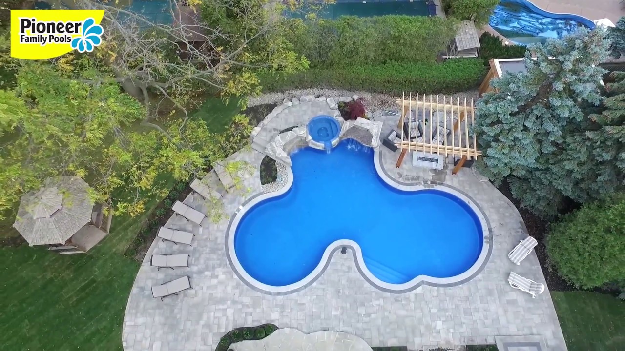 Pioneer Family Pools - The Caletti Inground - YouTube