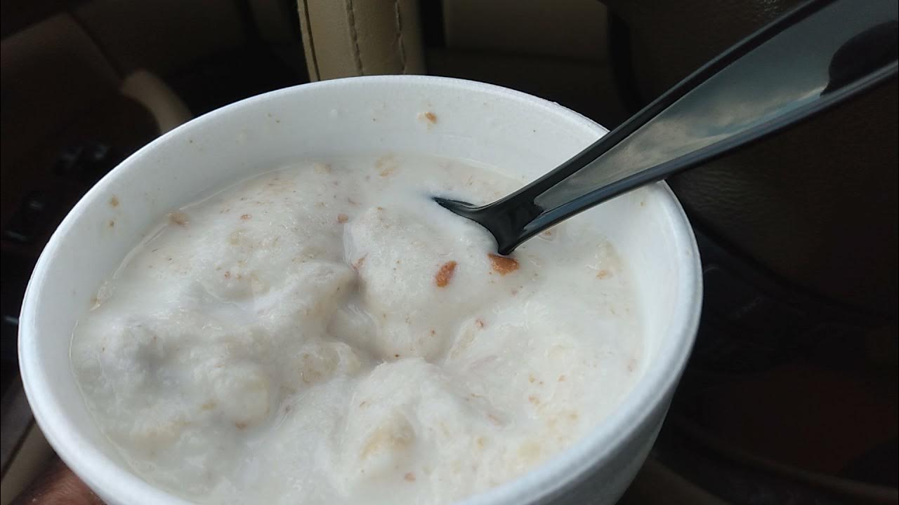 cookout banana 🍌 pudding 🍮 milkshake review YouTube