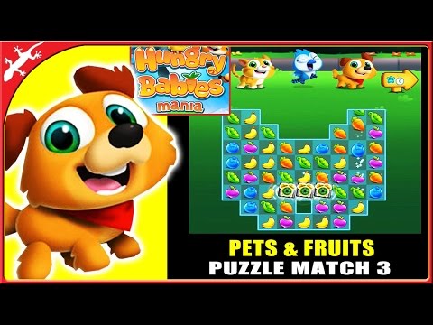 Hungry Babies Mania : Candy Crush Meets Pet Rescue Saga (ios Gameplay)