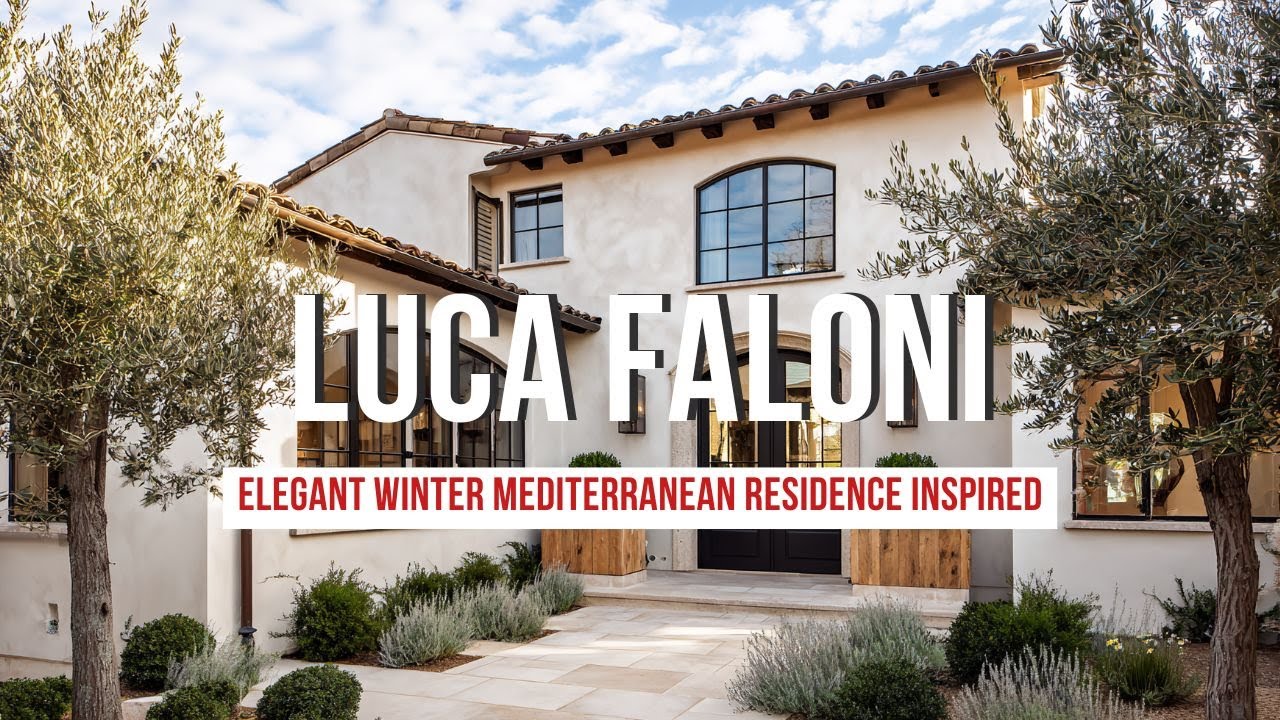Элегантная зимняя средиземноморская резиденция, вдохновленная современным наследием Луки Фалони.