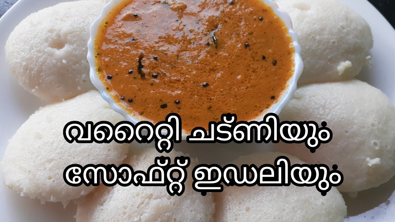 variety chutney soft idli home made malayalam recipe easy and