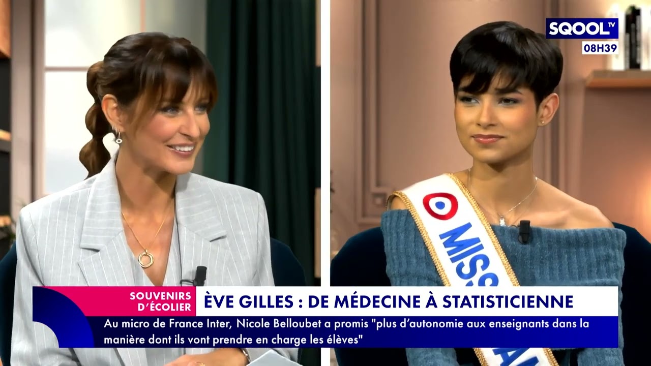 Souvenirs d'écolier (17/02/2024) - Ève Gilles, Miss France 2024