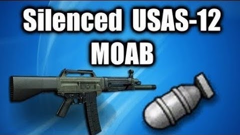 MW3: Silenced USAS 12 MOAB Gameplay & Commentary (Modern Warfare 3) - vanoss reupload 