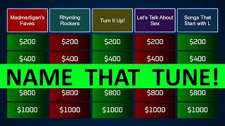 Guess the Song Jeopardy Style | Quiz #135 screenshot 2