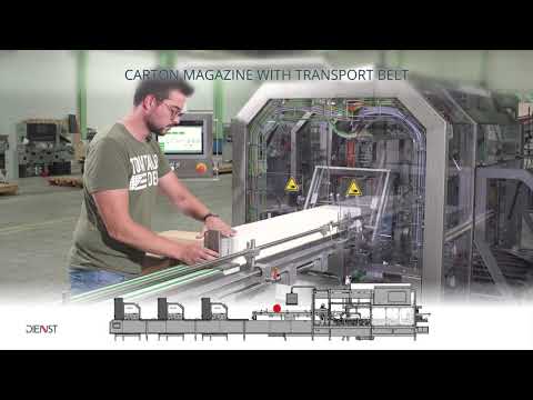 DIENST Horizontal Cartoner HK 4  (Horizontal-Kartonierer) - Bag-in-Box Packaging - Sideload