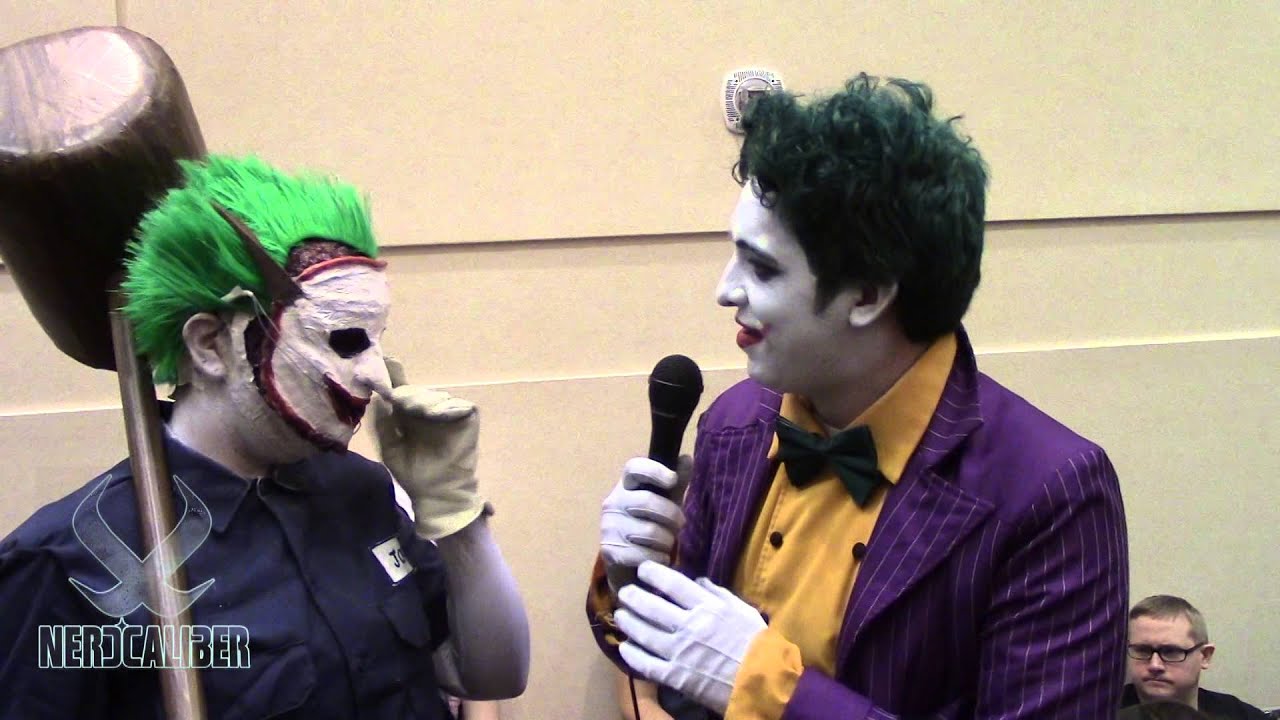 Joker Meets New 52 Joker At Indiana Comic Con 2014 YouTube