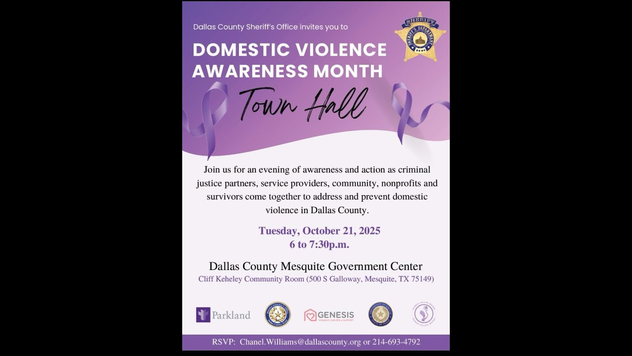 NTZN - Dallas County Sheriff Department - Domestic Violence Awareness Month