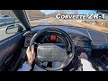 1994 corvette zr1  driving the v8 four cam king of the hill pov binaural audio