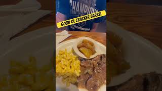 CRACKER BARREL IS ALWAYS GOOD #countrymusic #youtube