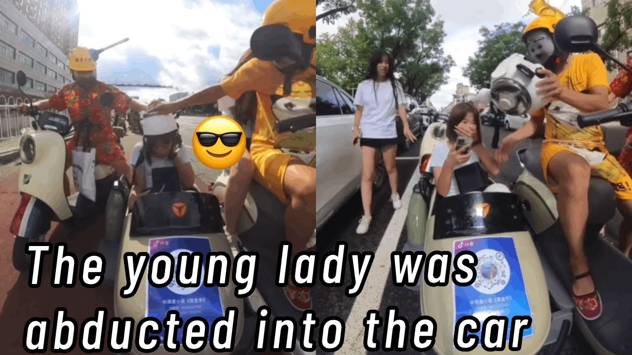 The young lady regretted it after getting on the bus.