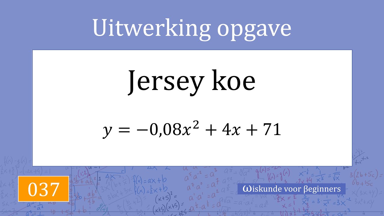 Uitwerking opgave 037
