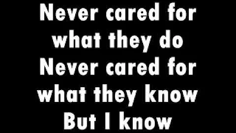 Nothing Else Matter Lyrics