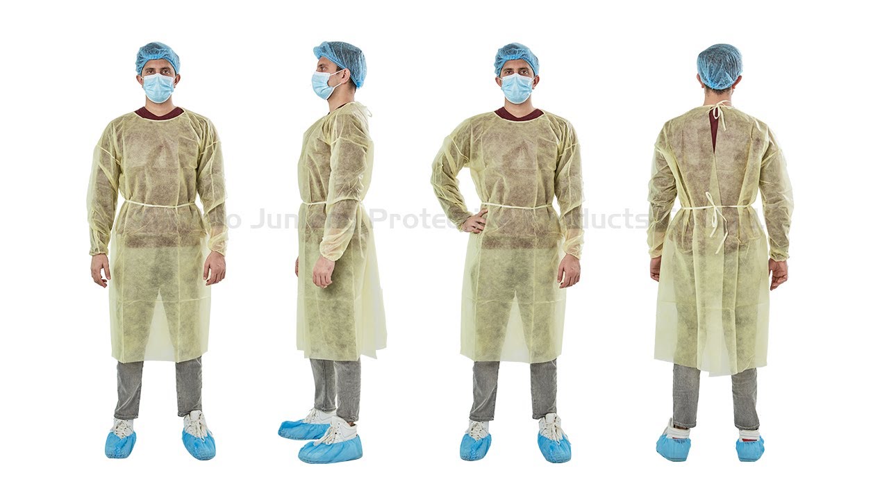 Disposable Isolation Gown Yellow