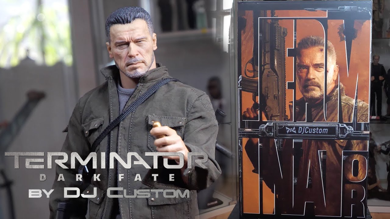 1/6 Terminator Dj Custom figure | t 800 figure | Arnold Schwarzenegger |  Hot toys scale | Dark Fate